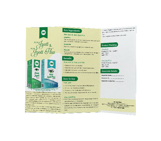 LEAFLET ALOE JYOTI AND JYOTI PLUS