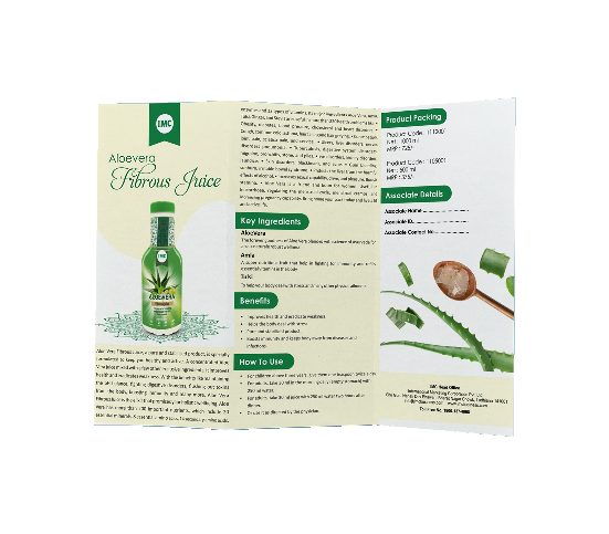 LEAFLET ALOEVERA FIBROUS JUICE