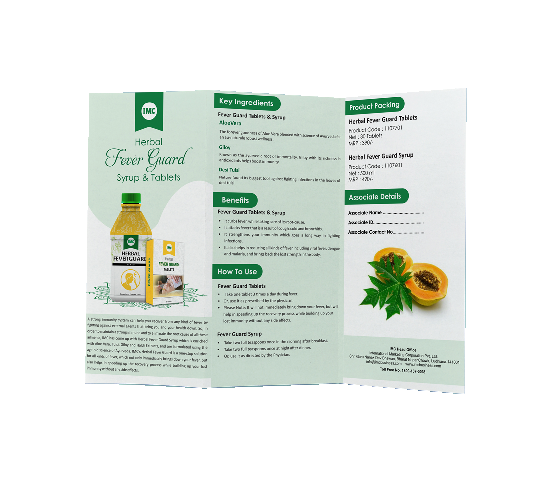 LEAFLET FEVER GUARD SYRUP AND TABLETS