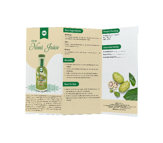 LEAFLET ALOE NONI JUICE