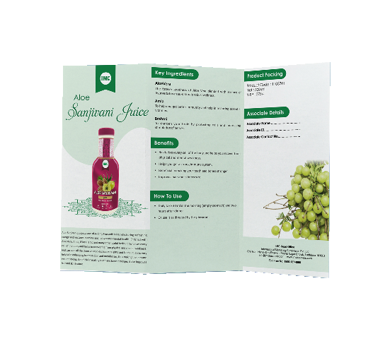 LEAFLET ALOE SANJIVANI JUICE