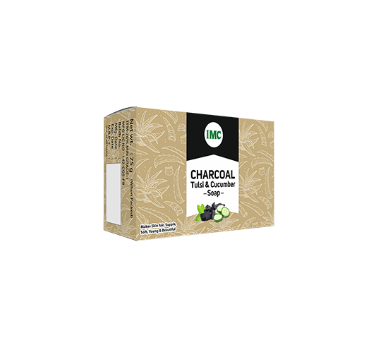 CHARCOAL TULSI AND CUCUMBER SOAP
