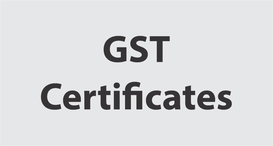 GST Certificates