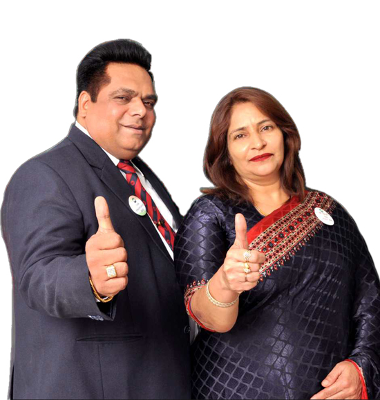 Mrs Kiran Bala and Mr Jasvir Singh