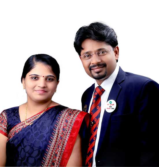 Dr Sandhya Rani and Dr Pratap Maruti Pawar