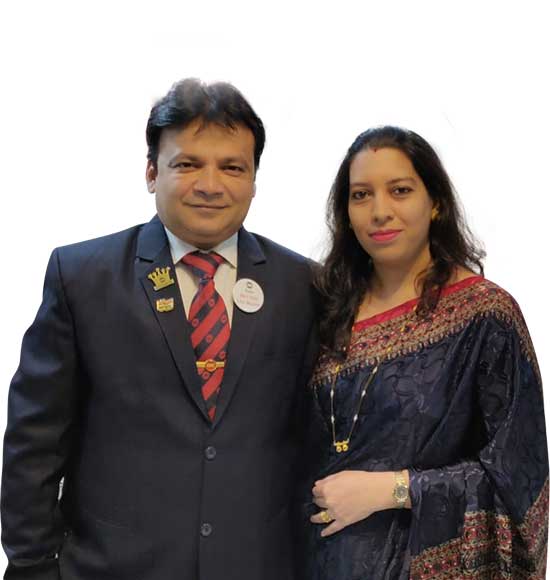 Mrs Ashwani Bajpai and Dr Anand Bajpai