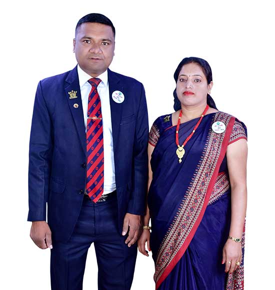 Mrs Savita Kumari and Dr Vivekanand