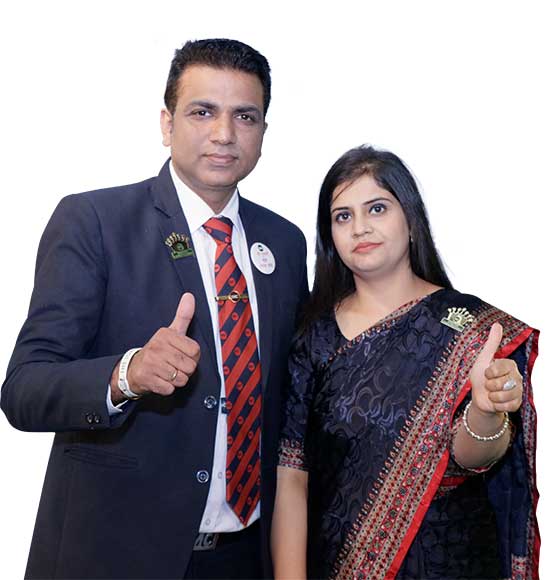 Mrs Shelja and Mr Kunal Kamra