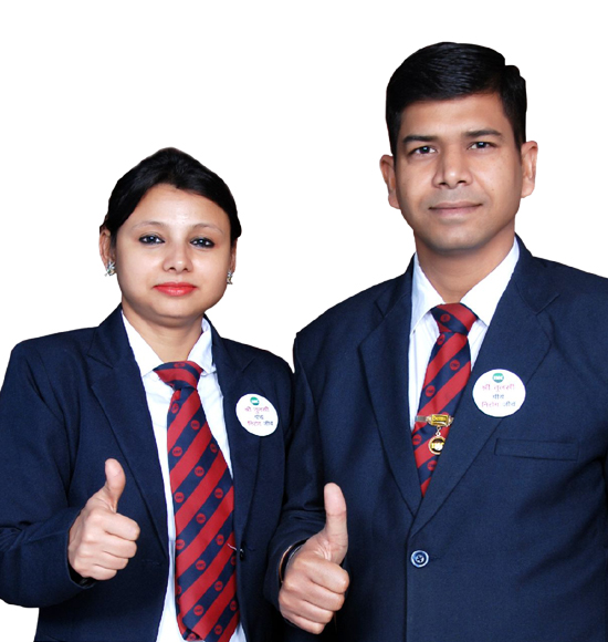 Mrs Pallavi and Mr Shiv Raj Singh Kushwah