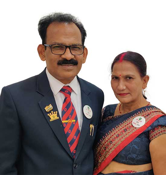 Mrs Sunita Singh and Dr D N Singh