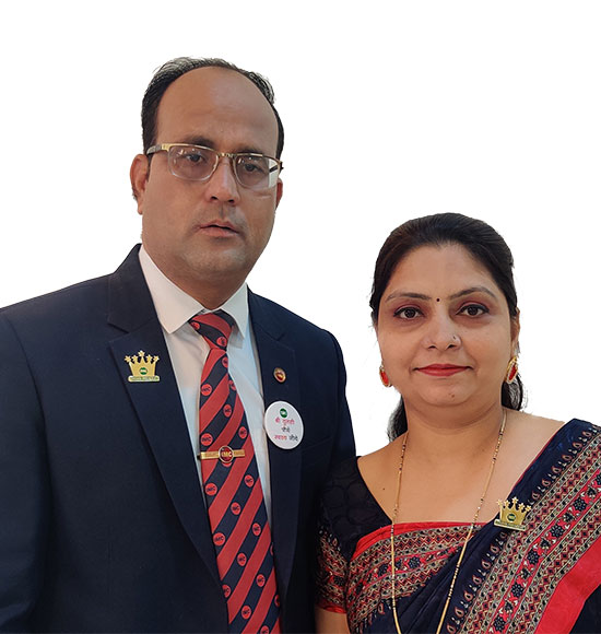Mrs Sharmila and Mr Rajgopal Ramkishanji Sharma
